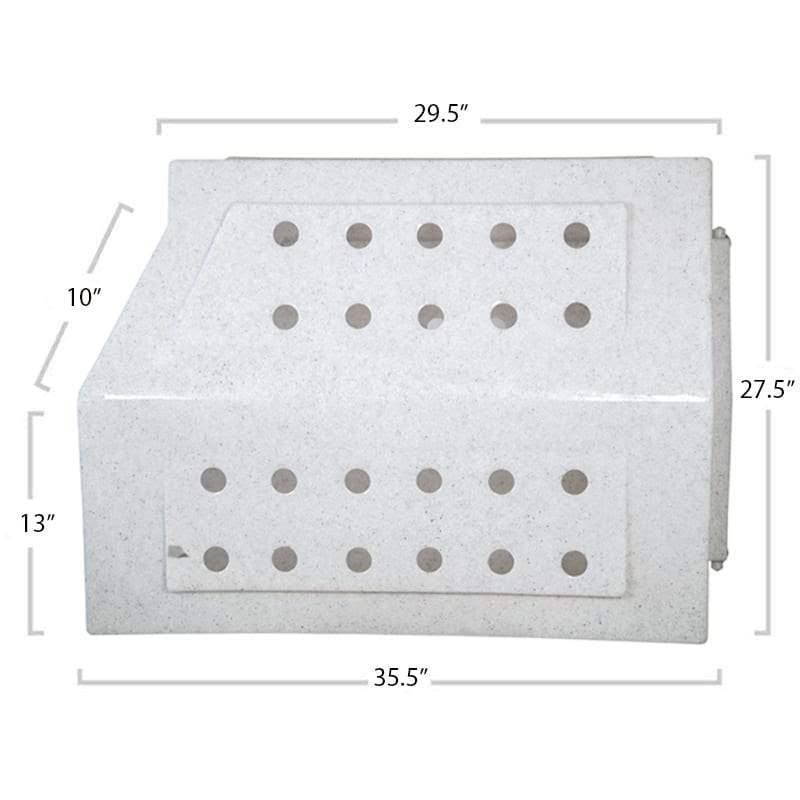 RuffLand Performance Kennels Ruff Land Kennel Dog Crate for SUVs and Crossover Cars!, Large SUV / White Granite