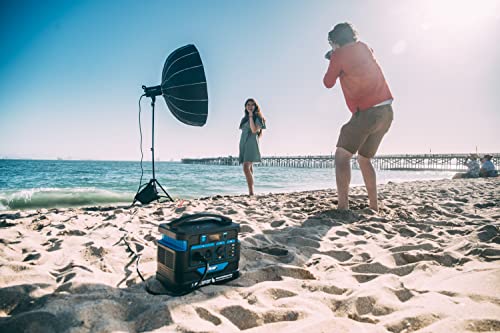 Pulsar Portable Power Station PPS1000, 888Wh Lithium Battery Backup, 1000W Pure Since Wave AC Outlets, USB C, Solar Generator Power Supply for Outdoor Camping Travel Hunting Fishing Emergency