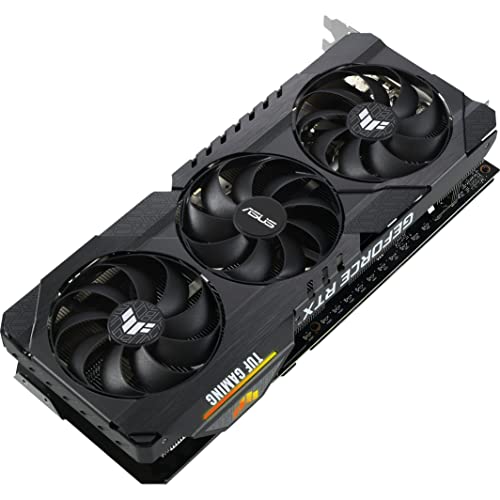 Asus TUF Gaming NVIDIA GeForce RTX 3060 V2 OC Edition Graphics Card (PCIe 4.0, 12GB GDDR6, HDMI 2.1, DisplayPort 1.4a, Dual Ball Fan Bearings, Military-Grade Certification, GPU Tweak II)