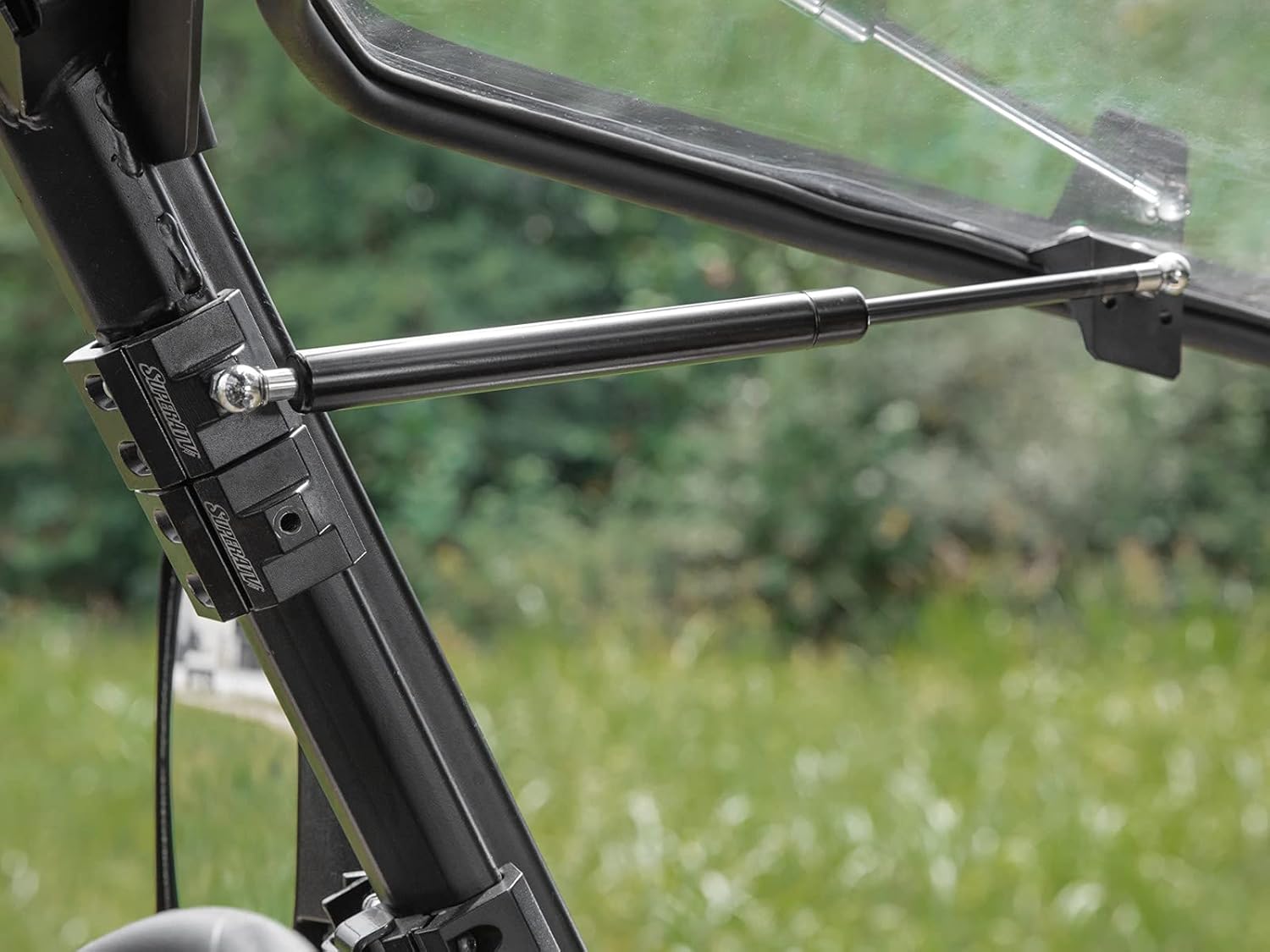 SuperATV Scratch Resistant 3-in-1 Flip Windshield for 2016+ Polaris General 1000/2017+ Polaris General 4 | 1/4 Thick Polycarbonate 25X Stronger than Glass | Can be set to Open, Vented, or Closed!