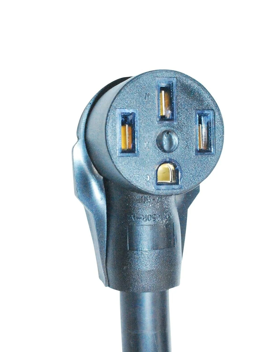 NEMA 10-50P To 14-50R 120V/240V 50 Amp 3 Prong Male Plug To 50 Amp 4 Prong Female Outlet Receptacle Generator RV Welder Dryer Power Cord Adapter