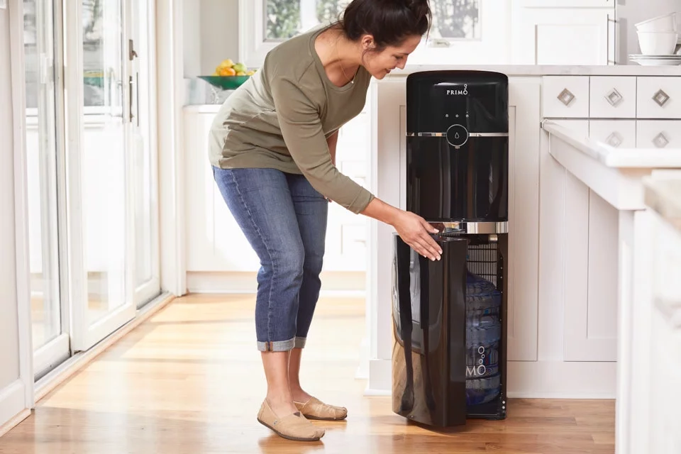 Primo Smart Touch Water Dispenser Bottom Loading, Hot/Cold/Room Temperature, Black
