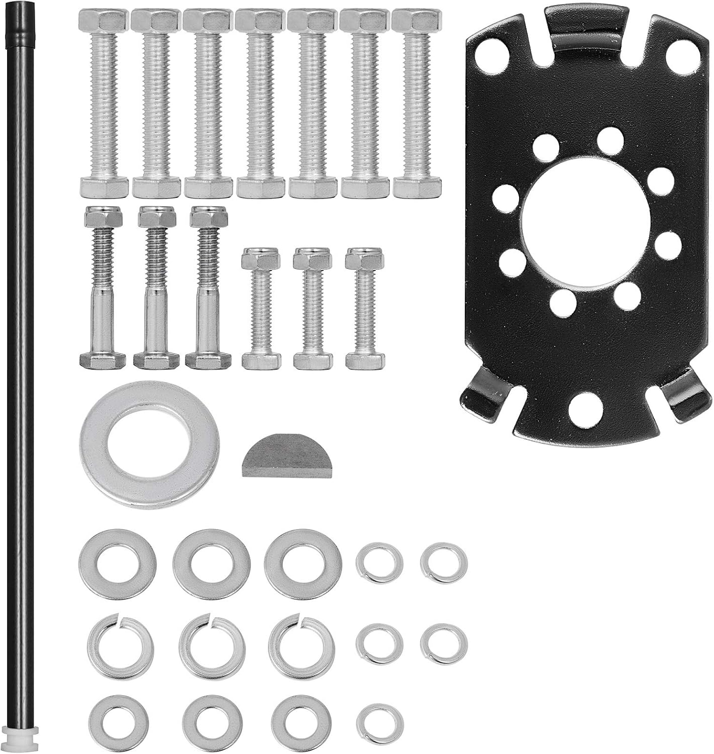 Mophorn Boat Steering Cable 14' Outboard Rotary Steering Kit 14 Feet Boat Rotary Steering Kit for Boats