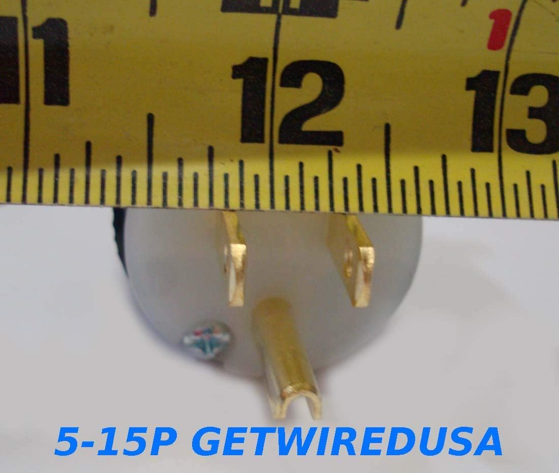 110/125V to 220/250V AC Power Adapter, Electric Converter, 6-20R Female Receptacle To 5-15P 3-Prong Male Plug. NEMA FX1189