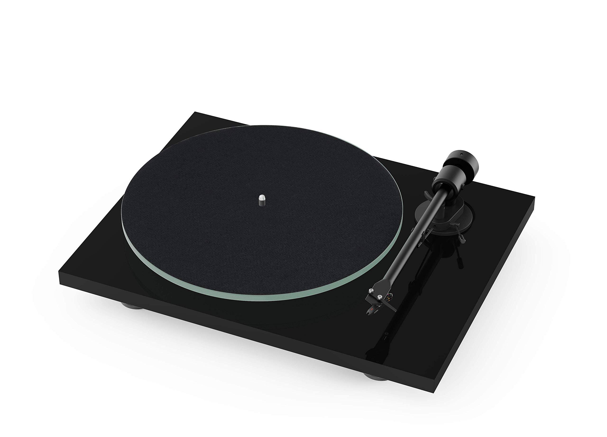 Pro-Ject T1 BT Turntable with Built-in Preamp and Bluetooth Transmitter (Piano Black)