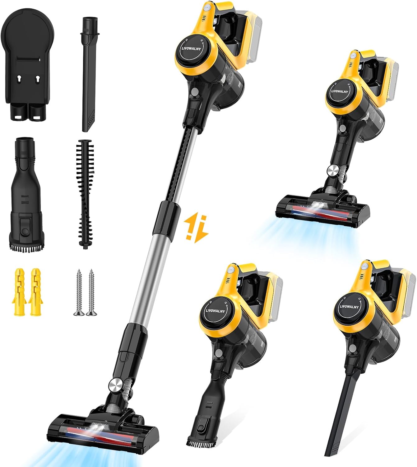 Cordless Vacuum Cleaner for DeWALT 20v/18v Battery (150W Upgraded)