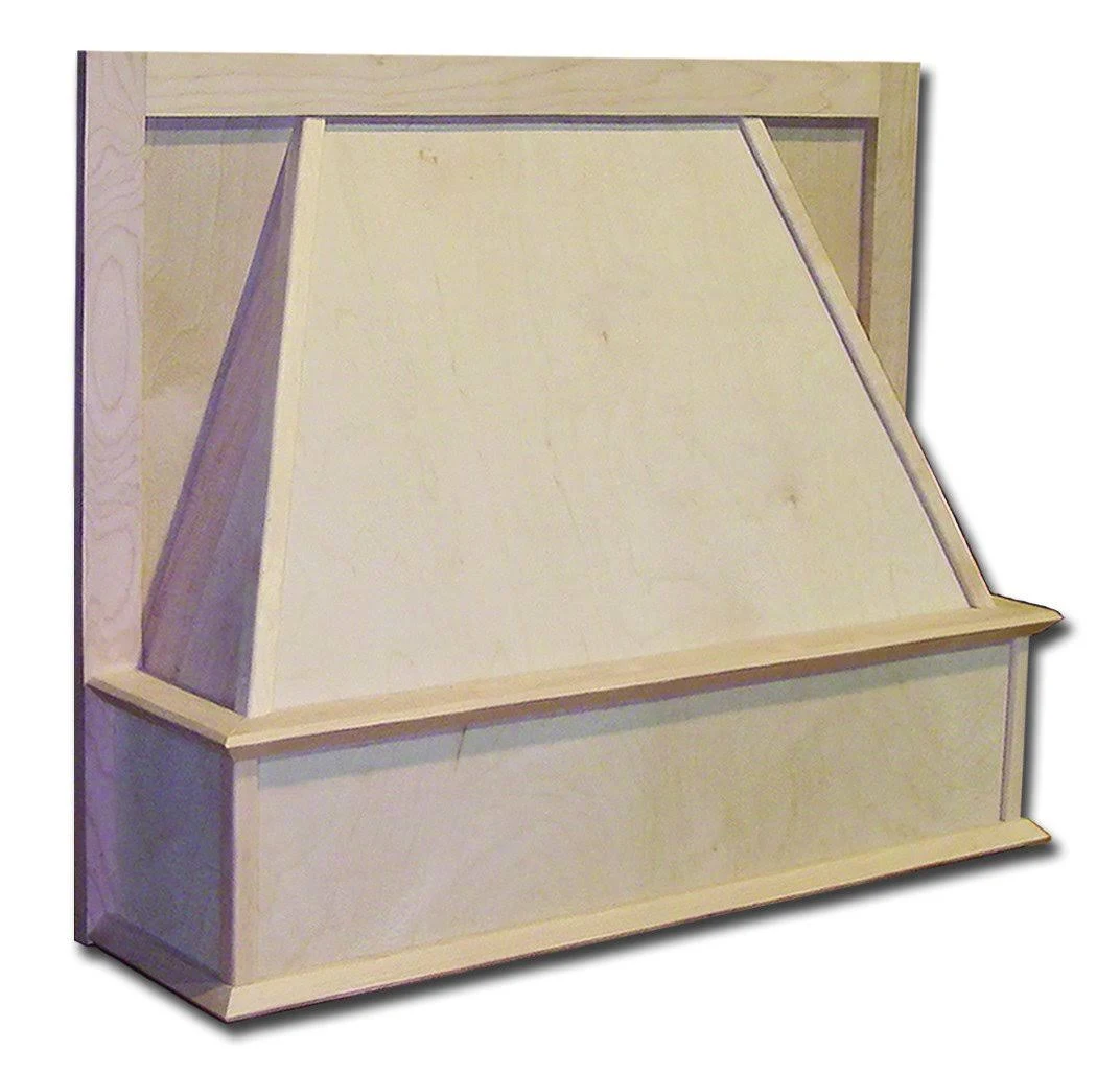 Castlewood SY-JCHF Chimney Range Hood Front - Red Oak - 24x22 x 30x22 x 7-1/4x22