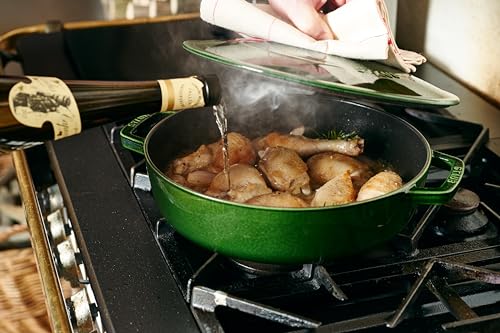 STAUB 40511-478-0 Cast Iron Chistera 28 cm Basil Green