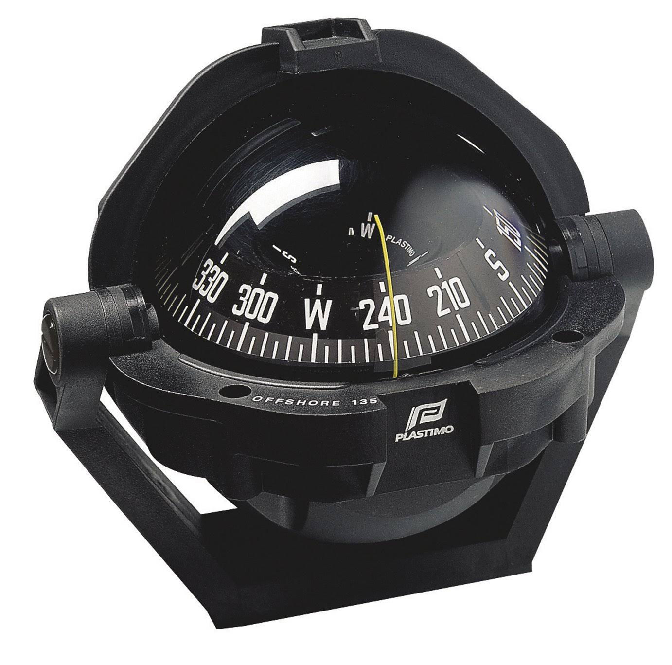 Plastimo Offshore 135 Compass Black / Black Conical