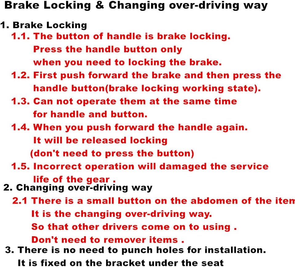 kashaipu Hand Controls Driving Car Feet Disabled Handicap Aid Equipment Handle Driver Help Gas/Brake Pedals Assist Device Kit