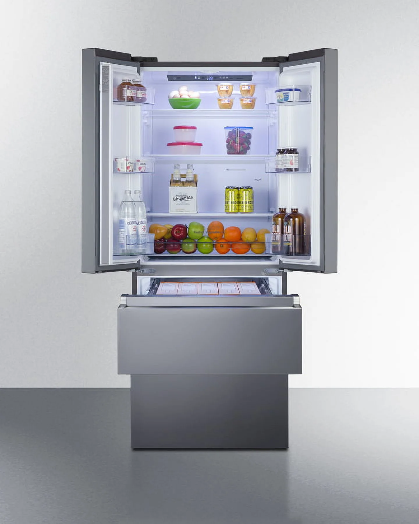 27.5" Wide French Door Refrigerator-Freezer