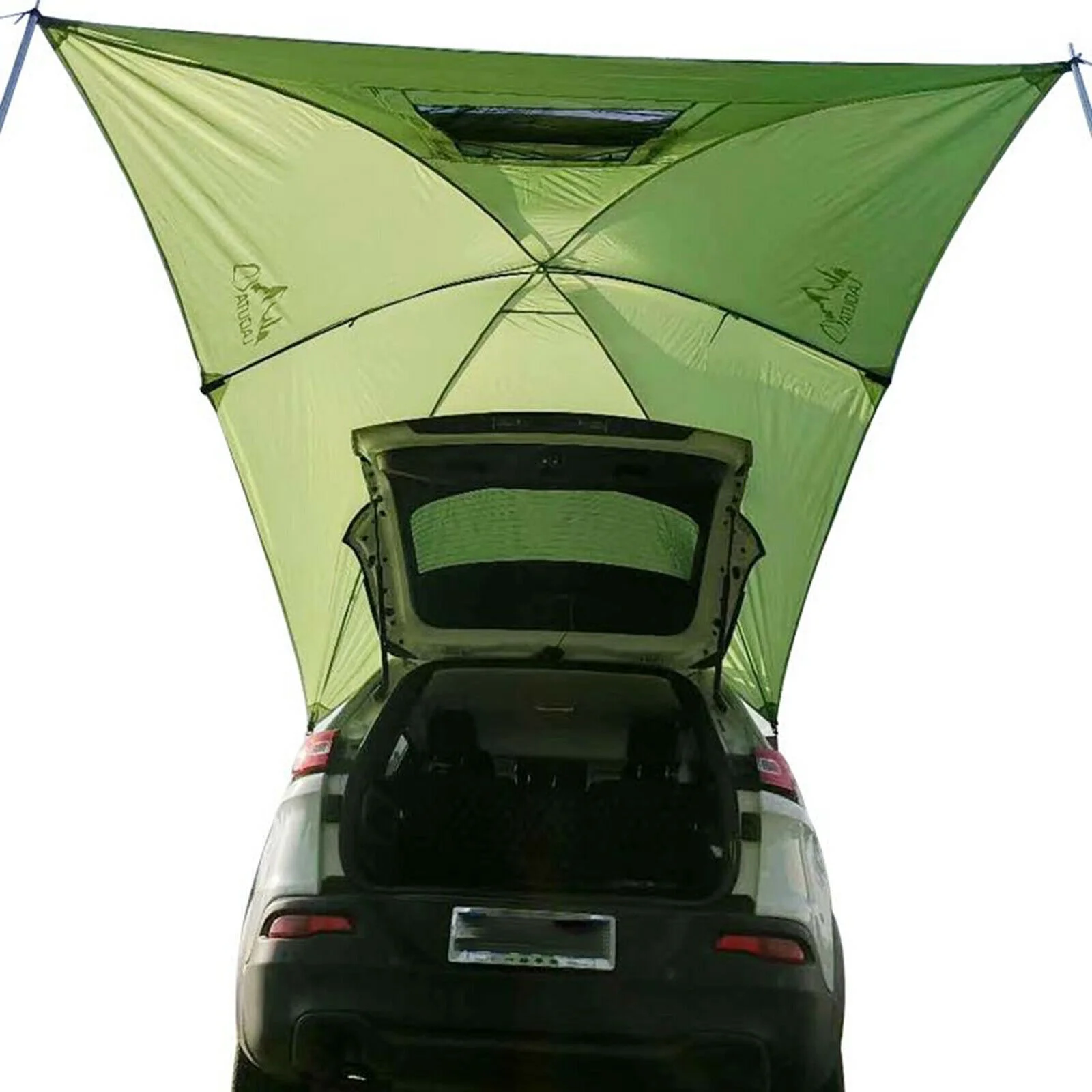 Miumaeov Car SUV Truck Tent Shelter Awning Rooftop Outdoor Camping Canopy Sunshade 9.18X6.2ft