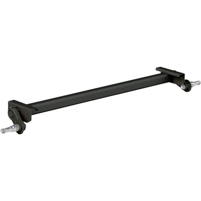 Ultra-Tow Torsion Trailer Axle - 7,000-lb. Capacity, with Brackets, 1inch Above Axle Tube, 30° Down Start Angle, 87 1/2inch Hubf