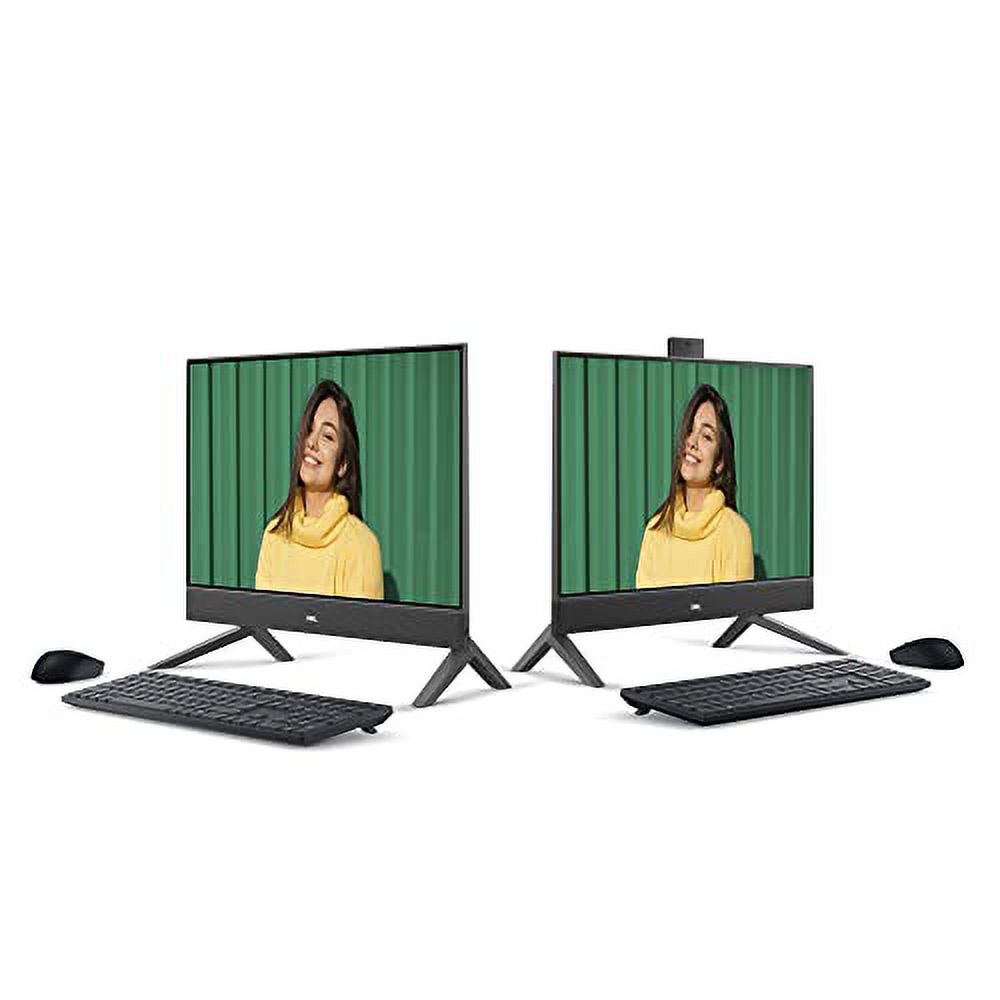 Dell Inspiron 24 Inch All-in-One Computer, Windows 11 Home, AMD Ryzen 5 5625U, AMD Radeon Graphics, 8GB DDR4 RAM, 256GB SSD, FHD (1920 x 1080), MediaTek Wi-Fi 6, Infinity Display, 5415 - Black