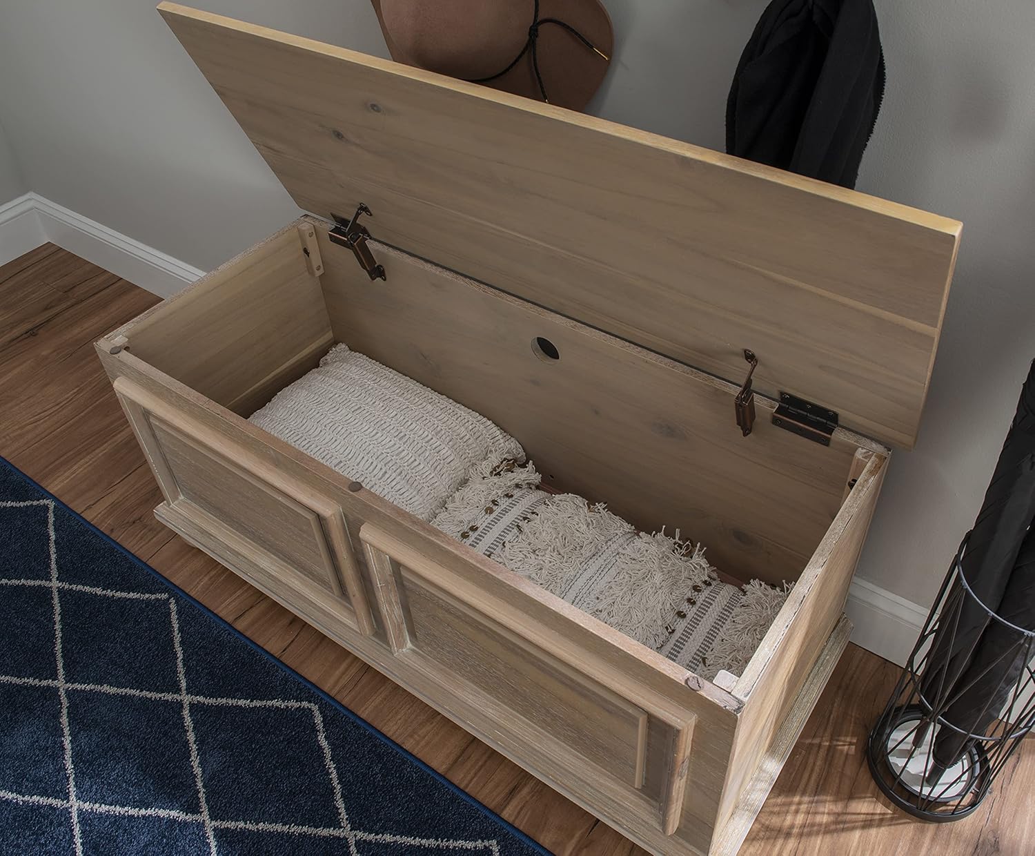 Powell Natural Cedar Chest Chadwick Bench