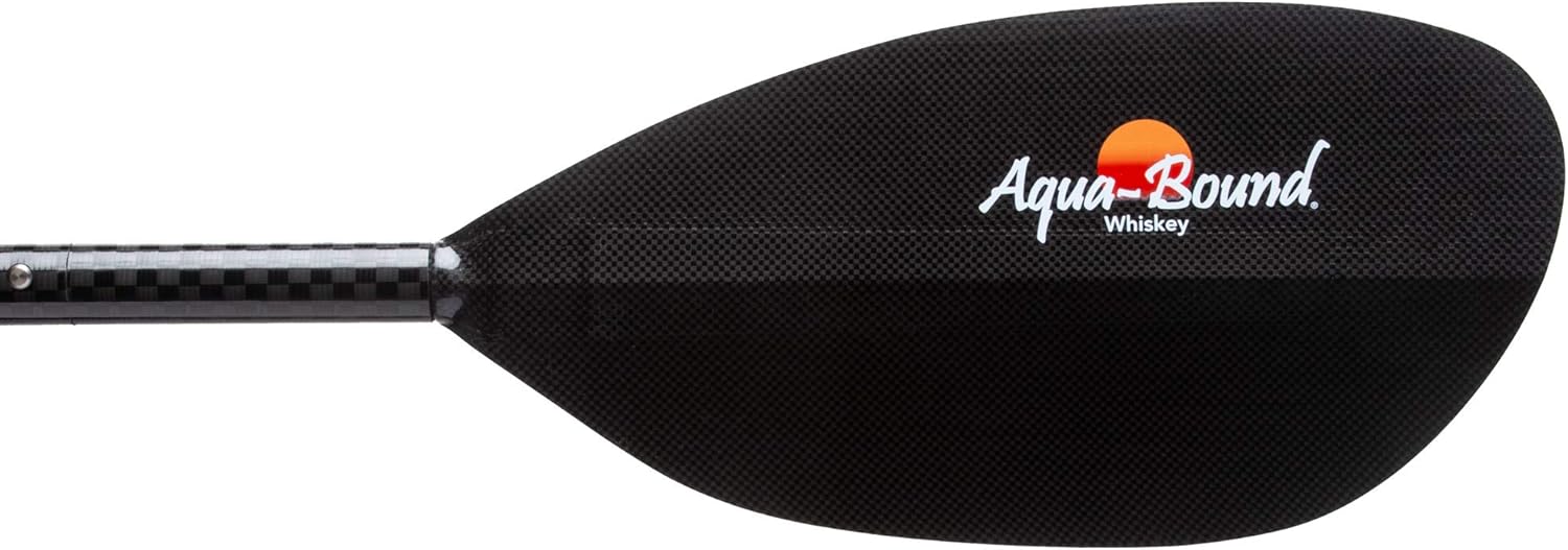 AQUA BOUND Whiskey Carbon Straight Shaft 4-Piece Kayak Paddle (215 cm)