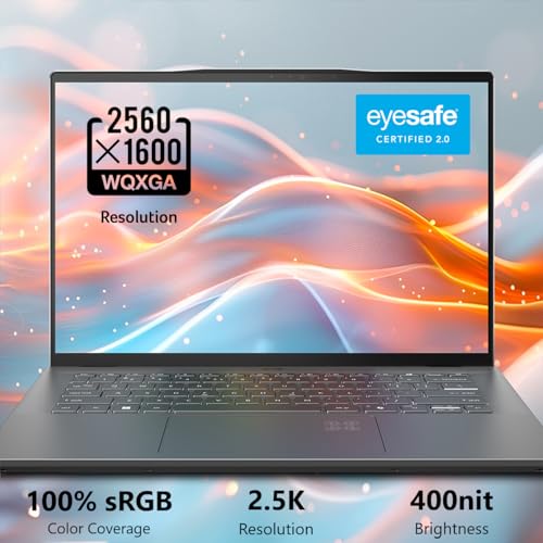 Acer Swift 14 AI Copilot+ PC | 14.5" 2.5K 120Hz Display | Unlock AI Experiences | Snapdragon X Plus 10-Core Processor | 16GB LPDDR5X | 1TB Gen 4 SSD | Wi-Fi 7 | Windows 11 Home | SF14-11-X128