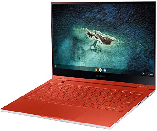 SAMSUNG 13.3” Galaxy Chromebook Laptop Computer w/ 256GB Storage, 8GB RAM, ‎4K AMOLED Touchscreen Display, Ultra Slim Design, Chrome OS, WiFi 6, Mercury Gray