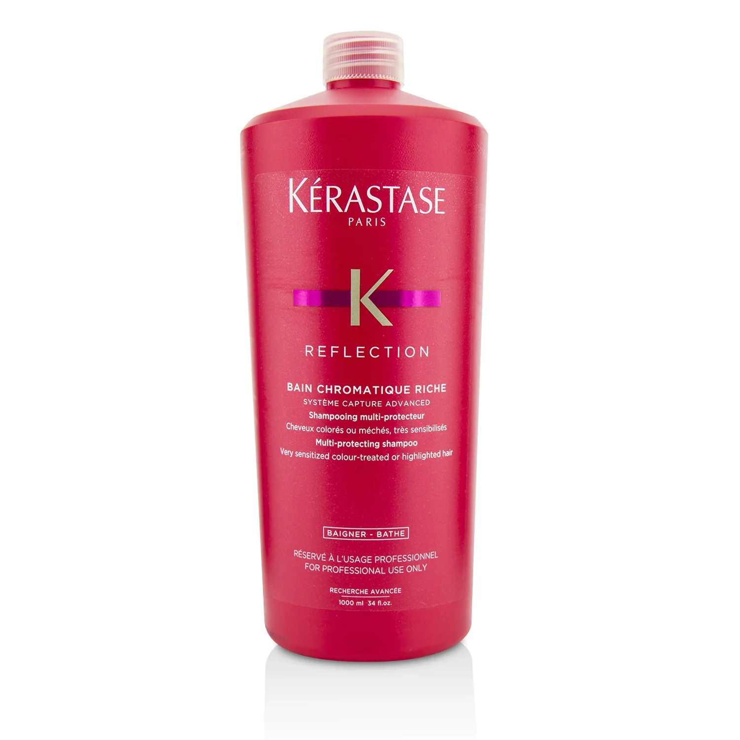 Kerastase Reflection Bain Chromatique Riche Multi-Protecting Shampoo (Very Sensitized Colour-Treated or Highlighted Hair)  250ml/8.5oz