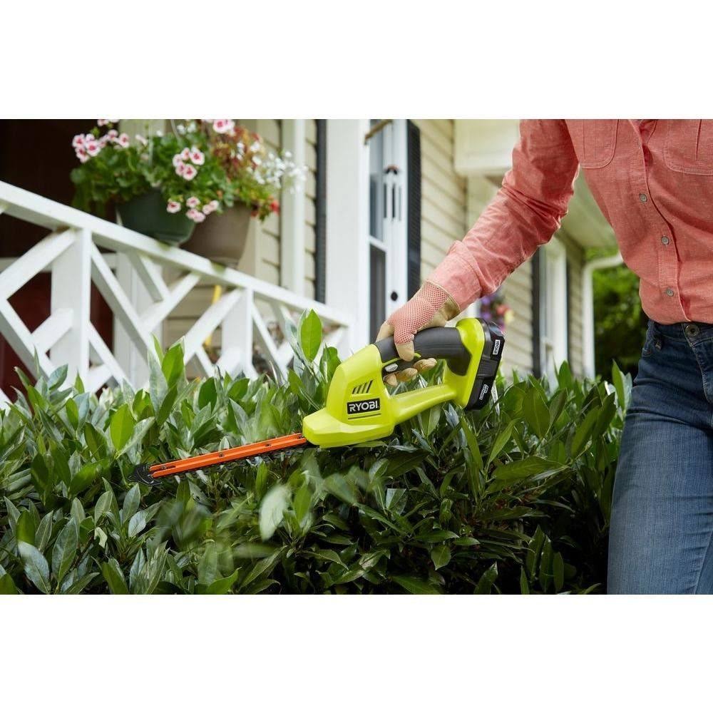 Ryobi P2910 ONE+ 18-Volt Lithium-Ion Cordless Grass Shear and Shrubber Trimmer