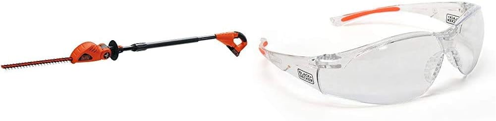 BLACK+DECKER 20V MAX Cordless Pole Hedge Trimmer, 18-Inch (LPHT120)