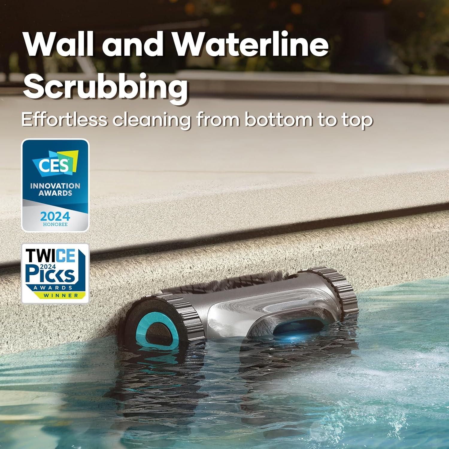 Aiper Surfer S1 Robotic Pool Skimmer with Aiper Scuba S1 Robotic Pool Cleaner