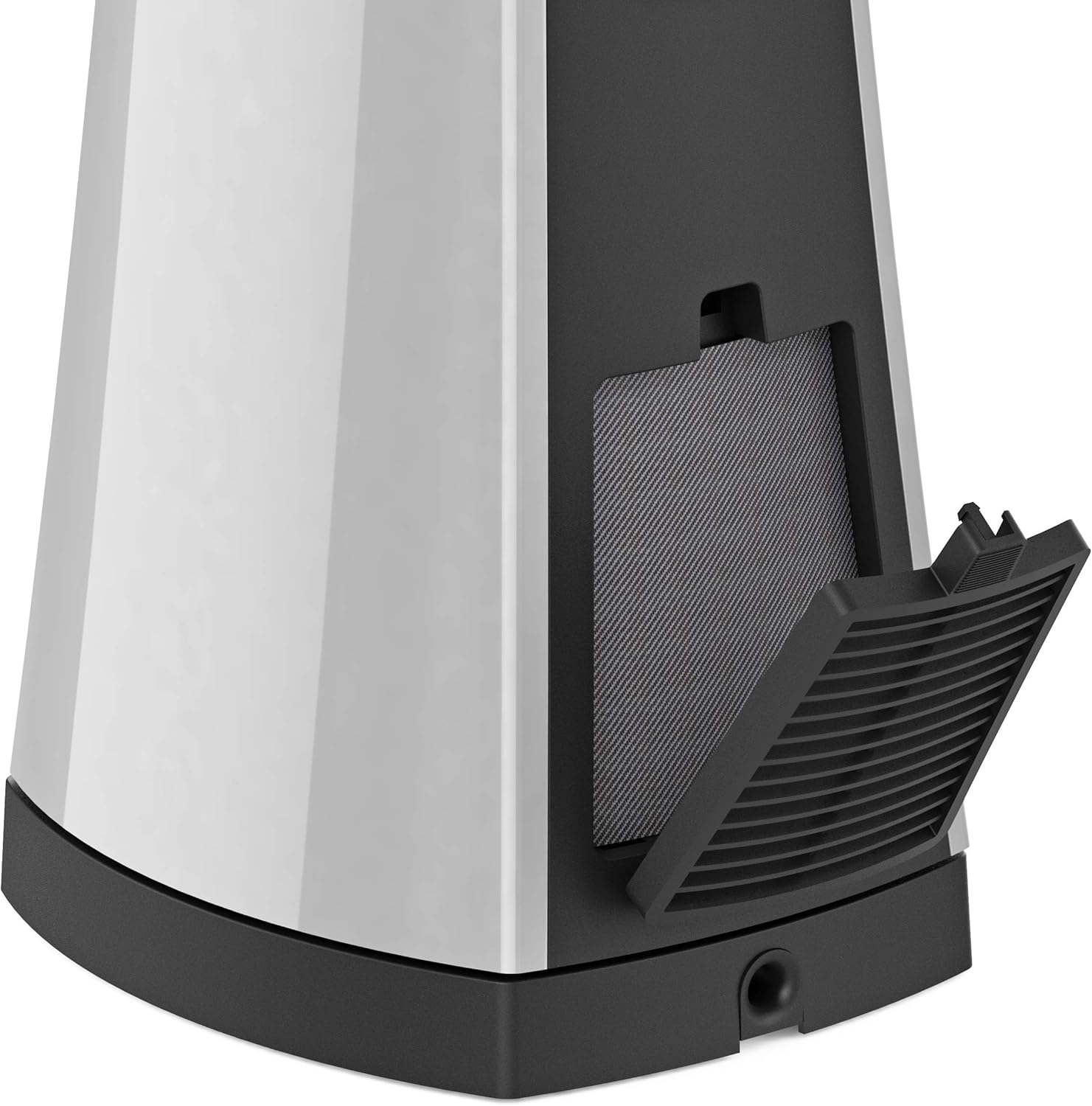 Lasko Bladeless W/Remote Space Heaters, 27", Silver AW300