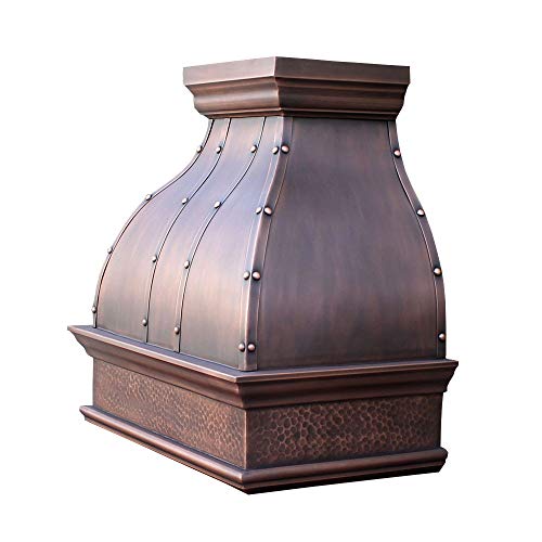 Copper Range Hood with Professional Liner and Internal Motor Sinda H25SL-1