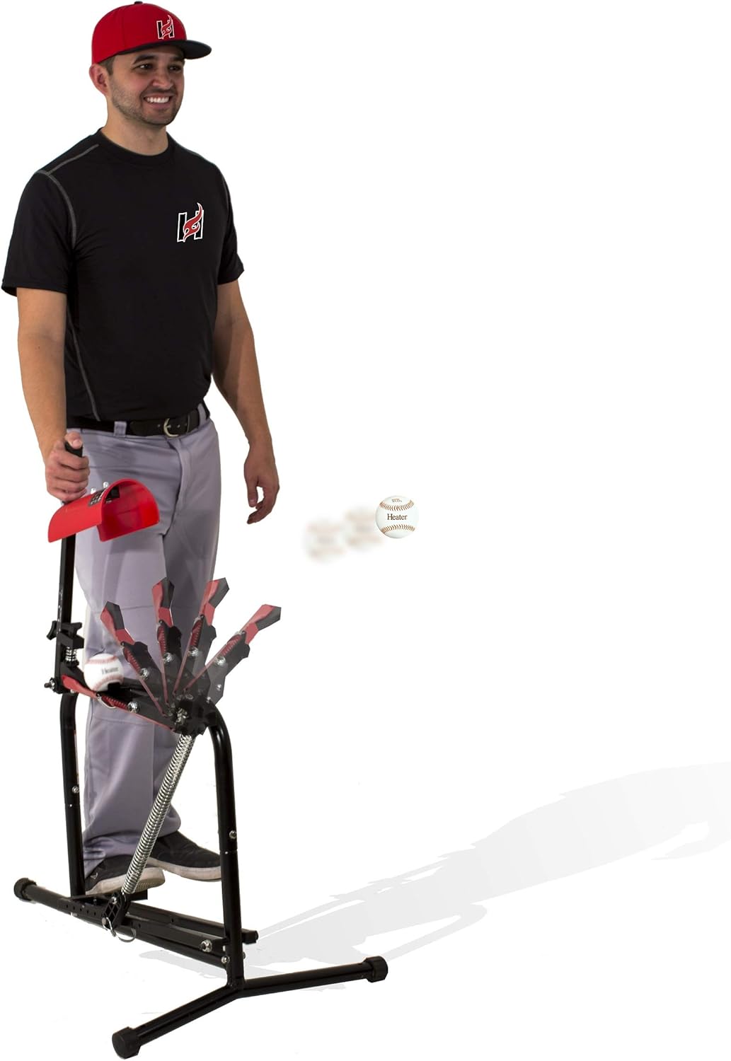 Heater SPORTS Perfect Pitch 50 MPH Baseball & Softball Pitching Machine for Kids, Teens, Adults, Pitch League, and Coach Pitch - PP149