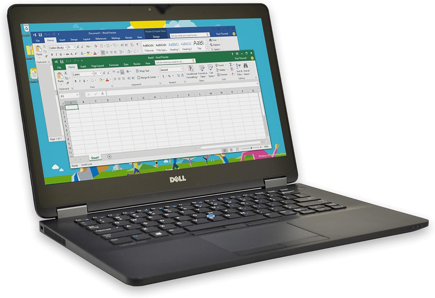 Dell Latitude E7470 Intel Core i5-6300U X2 2.4GHz 16GB 256GB SSD 14in,Black(Renewed)
