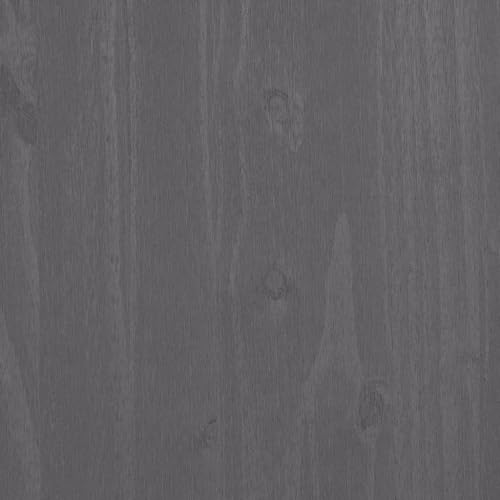 Buffets & Sideboards Sideboard Light Gray 44.5"x15.7"x31.5" Solid Wood Pine,Rustic Pinewood Sideboard with Sliding Drawers and Ample Storage Cabinets & Storage