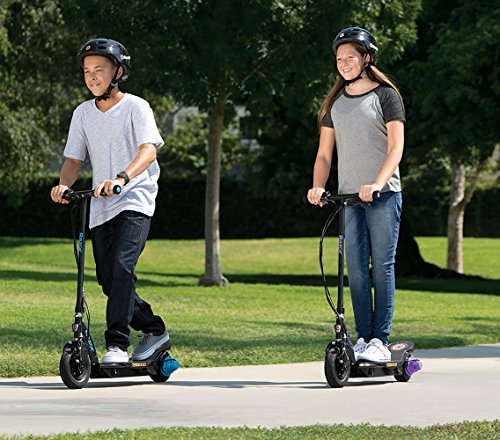 Razor Power Core E100 Electric Scooter - 100w Hub Motor, 8" Air-Filled Tire, Up to 11 mph and 60 min Ride Time, for Kids Ages 8 and Up