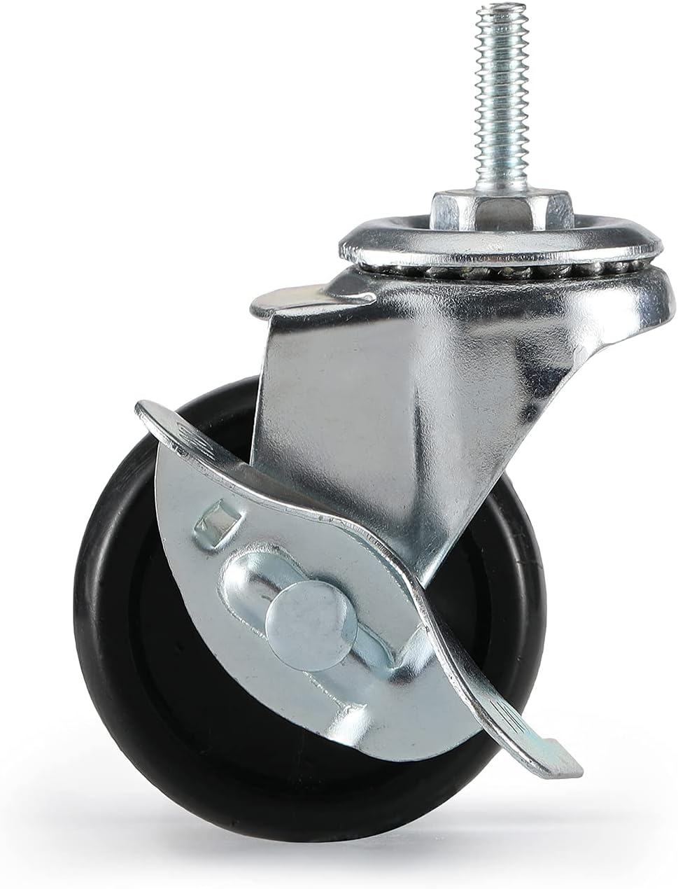 NW Wire Shelving Casters,2 Diameter,Set of 4,Caster Roller Wheels for Shelving Unit,Wire Shelf Wheels,Wire Rack Wheels Industrial, Black,Heavy Duty