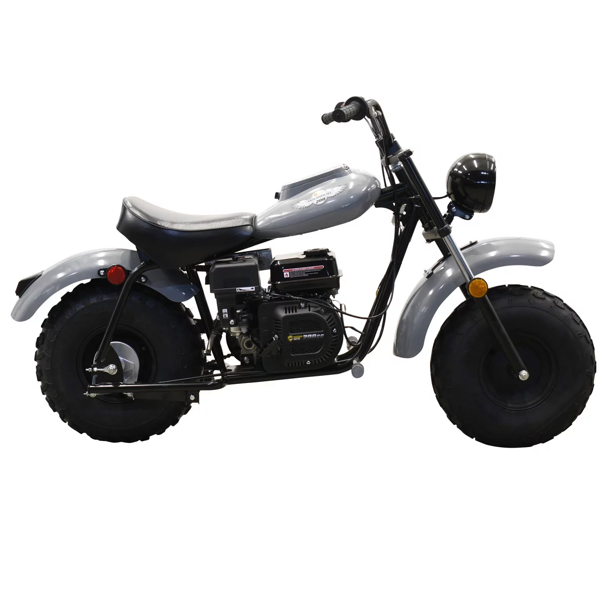 Massimo Motor Mini Bike MB200 6.5HP Gas Powered 200cc Motorcycle (Gray)