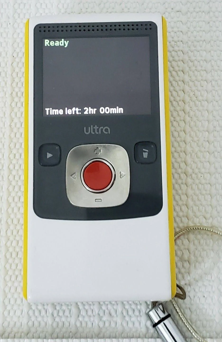 Flip Video Ultra 0.31 MP Camcorder - Yellow