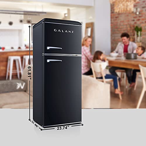 Galanz Refrigerator, Adjustable Mechanical Thermostat with True Freezer