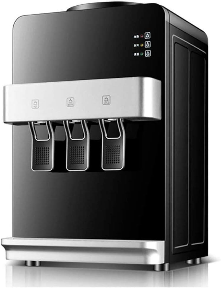 Countertop Self Cleaning Bottleless Water Cooler Water Dispenser - Hot & Cold Water Home Smart Water Machine Office Mini Drinker Metal Side Panels