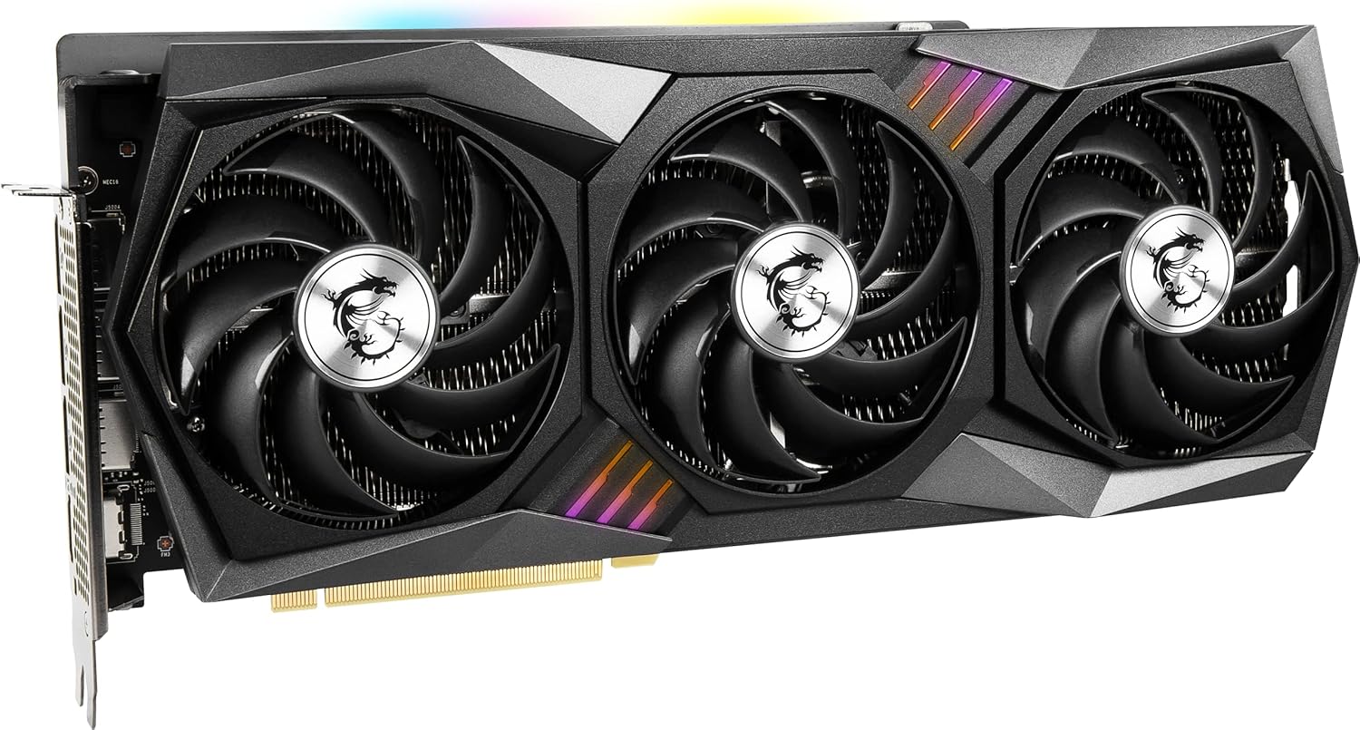 MSI Gaming GeForce RTX 3080 LHR 12GB GDRR6X 384-Bit HDMI/DP Nvlink Torx Fan 4 RGB Ampere Architecture OC Graphics Card (RTX 3080 Gaming Z Trio 12G LHR)