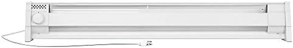 F Series 49" Portable Electric Baseboard Heater (Model: 4P1500W, Part: 05601), 5120 BTU, 120 Volt, 1500 Watt, White