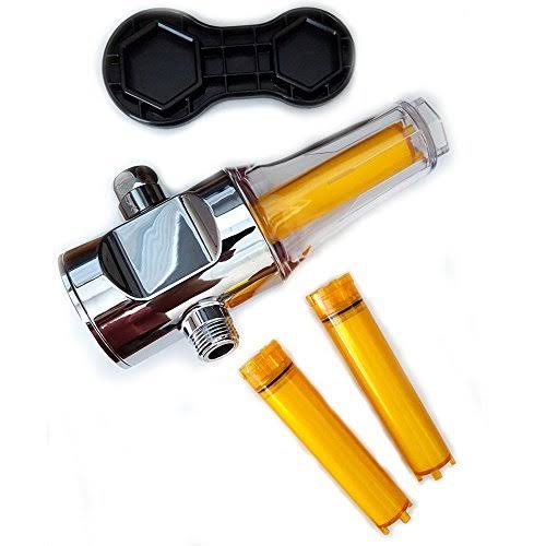 Vitamin C Filter Inline Shower Assembly by Sonaki - 3 Shower Filters Included -