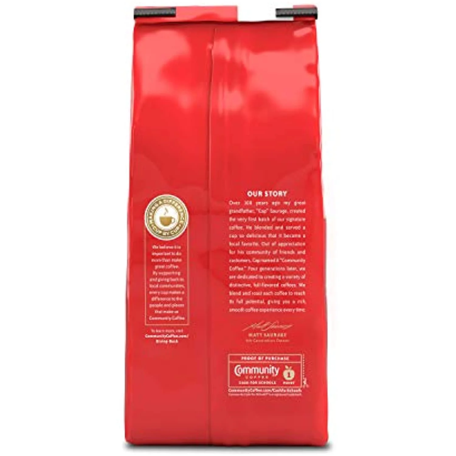 Community Coffee 100% Colombia 36 Ounce, Medium Dark Roast Ground Coffee, 12 Ounce Bag (Pack Of 3)