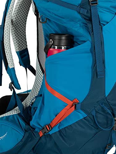 Osprey Atmos AG LT 65L Men's Backpacking Backpack, Black, L/XL
