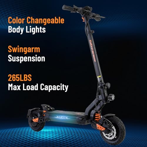 KUKIRIN G2 Master Electric Scooter, 40 Mph Max Speed & 40 Miles Max Range, 20.8Ah Powerful Battery with 10'' Off-Road Tire Foldable Electric Scooter for Adults, Teens, Load 264 Lbs