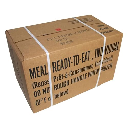 New Pacakging Design 2025/2026 Inspect Date Case A or B MRE Military Meals (CASE A)
