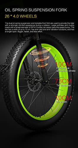 Electric Bike X1500 for Adults, Foldable 26" x 4.0 Fat Tire Electric Bicycle, 1500w Motor 48V 12.8Ah Removable Lithium Battery, M2000 27-Speed Gear and Dual Shock Absorber Ebikes