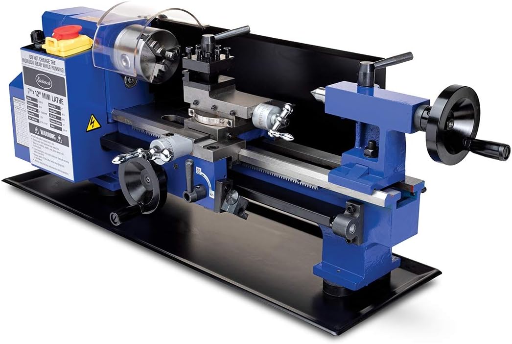 Eastwood Benchtop Mini Metal Variable Speed Lathe 7" x 12" Drilling Machine