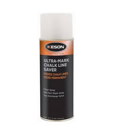 Keson Chalk Line Saver Clear Acrylic Spray Paint (12 per CASE) CS16_x12 - Field Supplies at Tiger Supplies