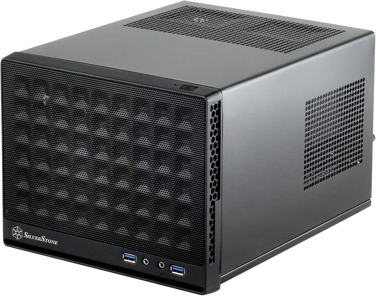 Silverstone Computer Case with Mesh Front Panel,Black (SG13B) Pack of 2