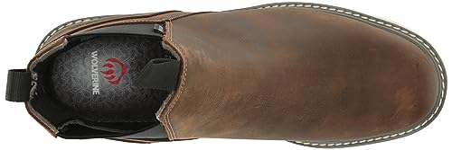 Wolverine Men's Trade Wedge Waterproof Steel Toe Romeo Construction Boot