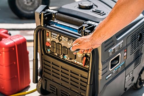 Pulsar 9500W Tri Fuel Gasoline Propane Natural Gas Portable Inverter Generator w/Remote Start & CO Sentry for Home Use GS95TiSCO